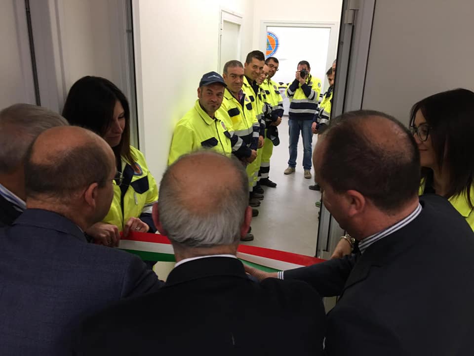 INAUGURAZIONE SEDE GRUPPO COMUNALE VOLONTARI DI PROTEZIONE CIVILE