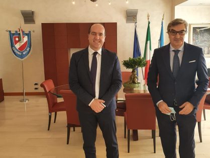 IL PRESIDENTE MICONE RICEVE IL NUOVO PREFETTO DI CAMPOBASSO CAPPETTA