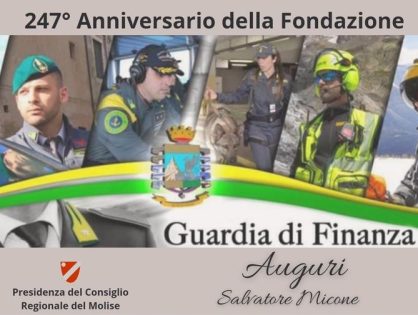 247° ANNIVERSARIO DELLA FONDAZIONE DELLA GUARDIA DI FINANZA