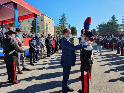 GIURAMENTO 240 GIOVANI CARABINIERI DEL 140° CORSO FORMATIVO DELLA SCUOLA ALLIEVI