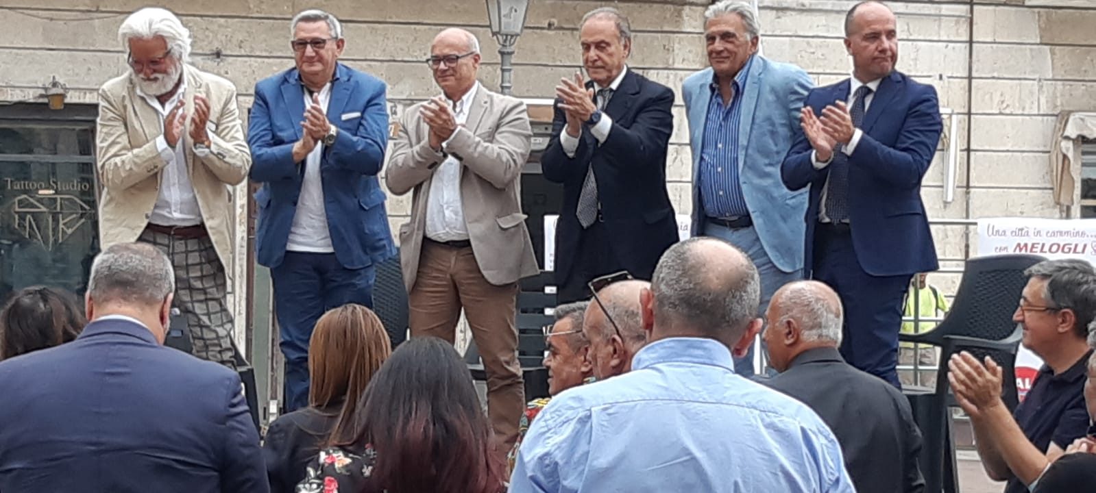 IL PRESIDENTE MICONE A SOSTEGNO DEL CANDIDATO SINDACO GABRIELE MELOGLI CON LA LISTA UDC