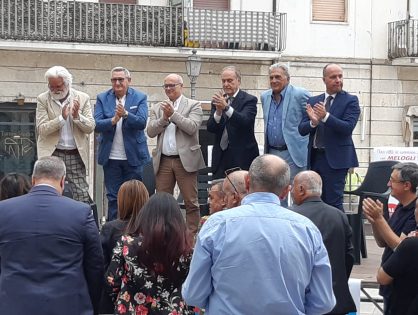 IL PRESIDENTE MICONE A SOSTEGNO DEL CANDIDATO SINDACO GABRIELE MELOGLI CON LA LISTA UDC