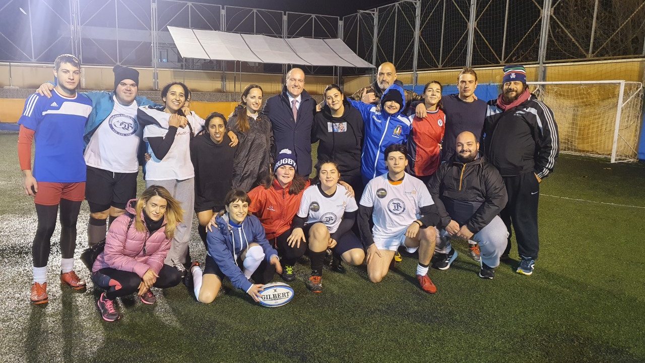 INCONTRO CON GLI ATLETI DEGLI HAMMERS RUGBY CAMPOBASSO