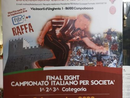 FINAL EIGHT del Campionato Italiano di Bocce