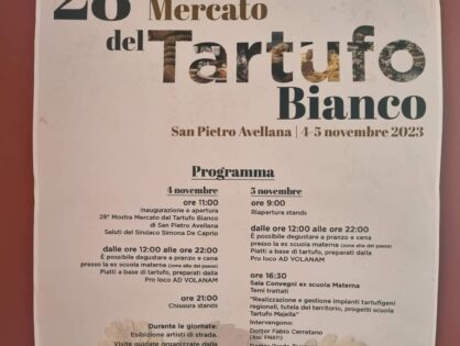 28^ MOSTRA MERCATO DEL TARTUFO BIANCO DI SAN PIETRO AVELLANA