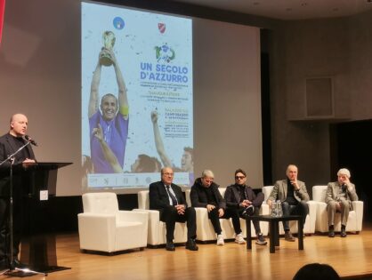 INAUGURAZIONE MOSTRA "UN SECOLO D'AZZURRO-RACCONTAMI COM'ERA IL CALCIO"